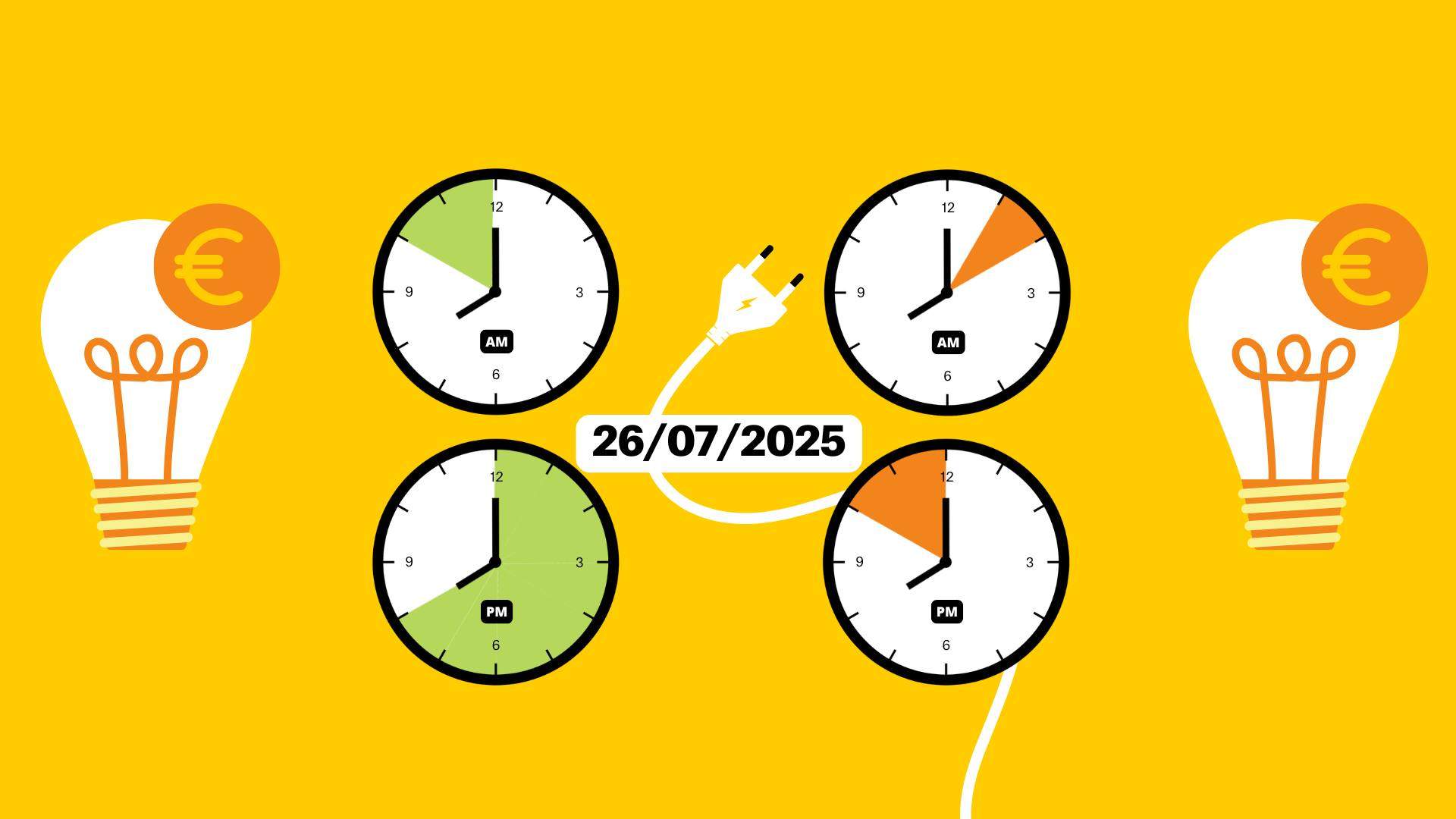 Preu de la llum d'avui, 26 de juliol de 2025, per hores: quan és més barat posar la rentadora?