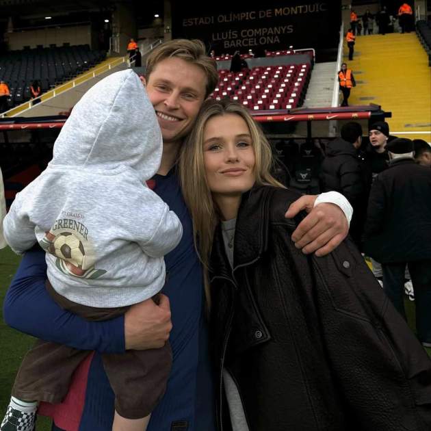 Frenkie de Jong, Mikky Kiemeney i Miles Instagram