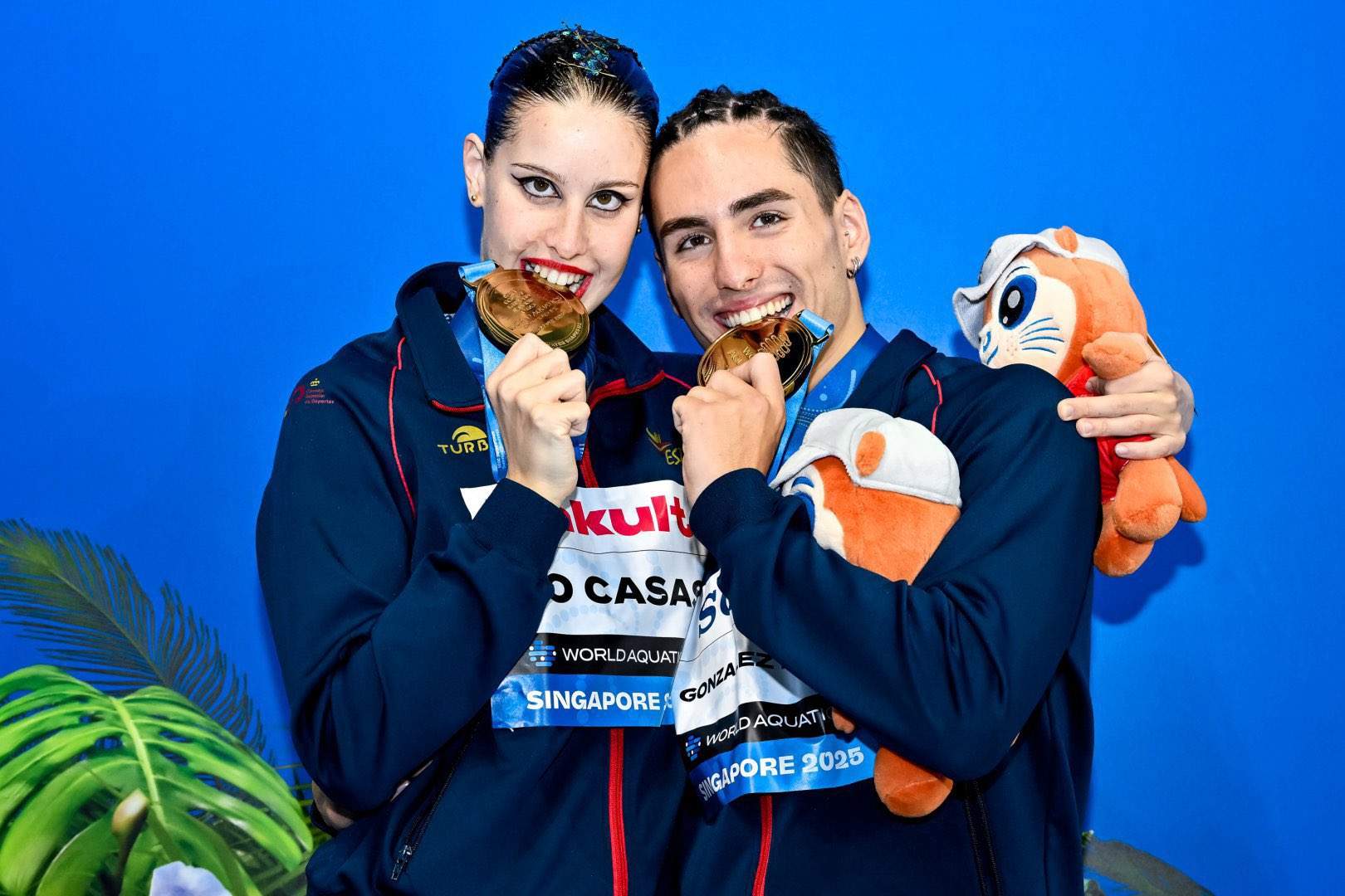 Los catalanes Iris Tió  y Dennis González hacen historia en el Mundial de Singapur
