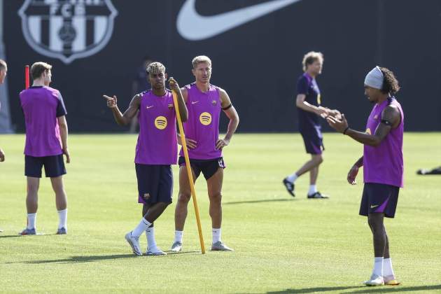 Lamine Yamal Lewandowski Barça Europa Press Lamine Yamal Lewandowski Barça Europa Press