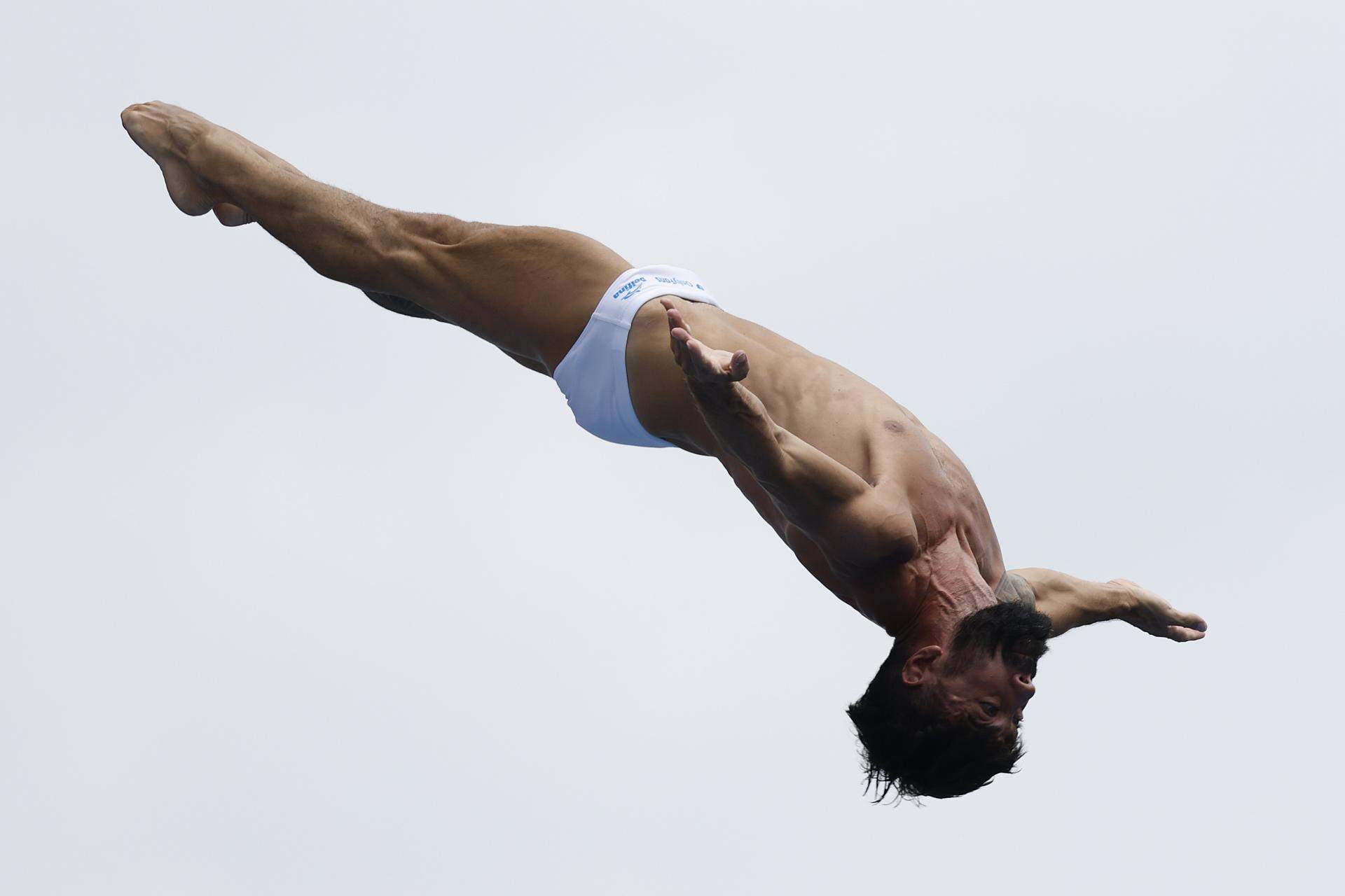 Histórica plata de Carlos Gimeno en la final de plataforma de 27 metros