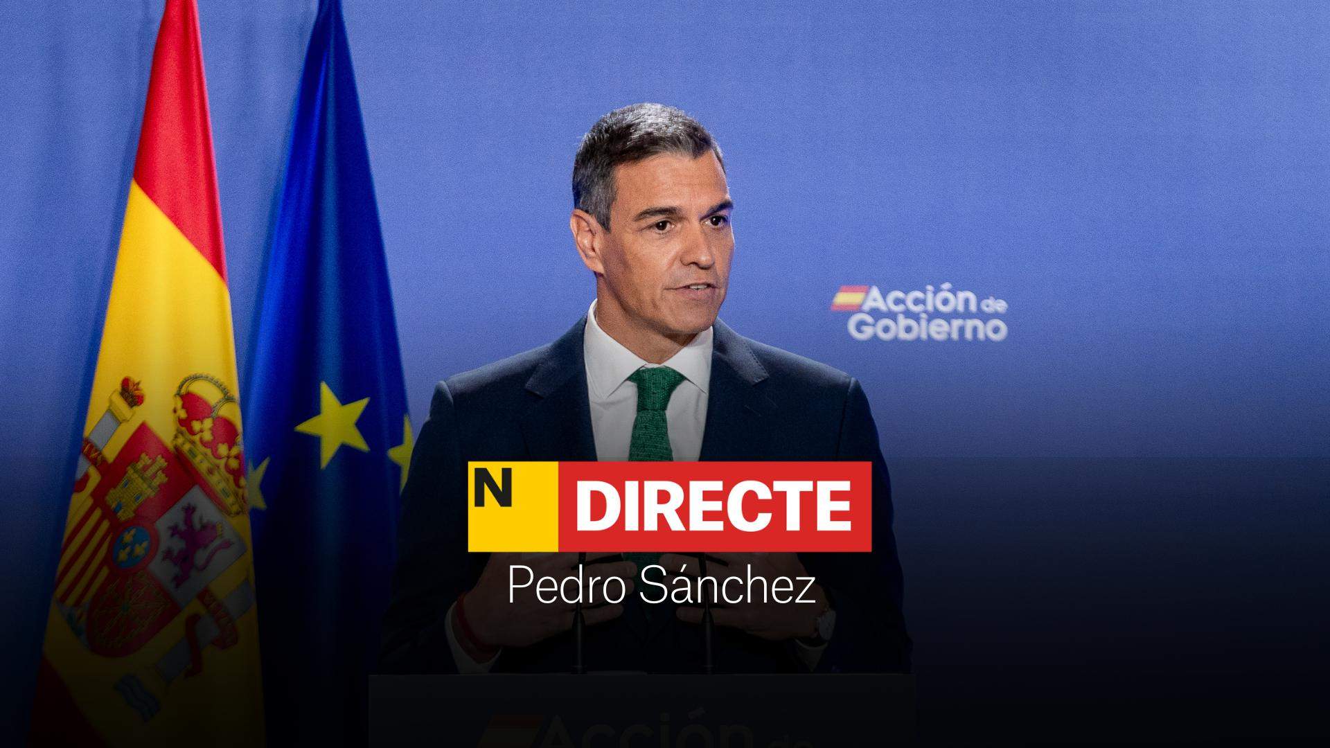 Pedro Sánchez, DIRECTO | El presidente del Gobierno comparece para hacer balance del curso político