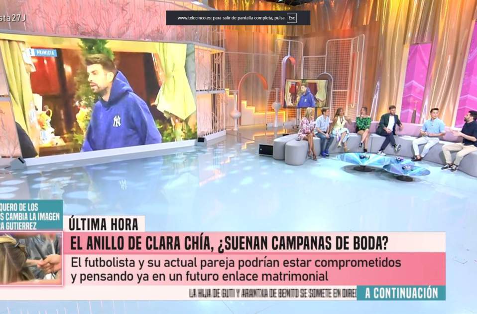 Piqué en xandall a Beverly Hills, Telecinco