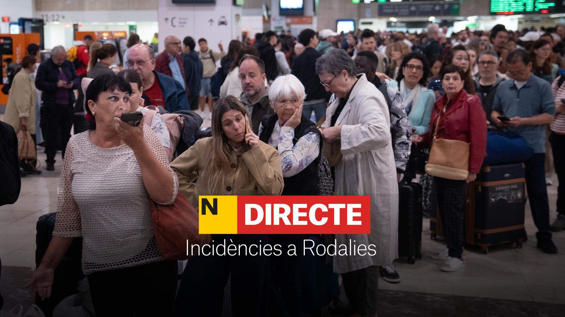 Incidències a Rodalies avui, DIRECTE | Afectacions i última hora de l'estat del servei dels trens
