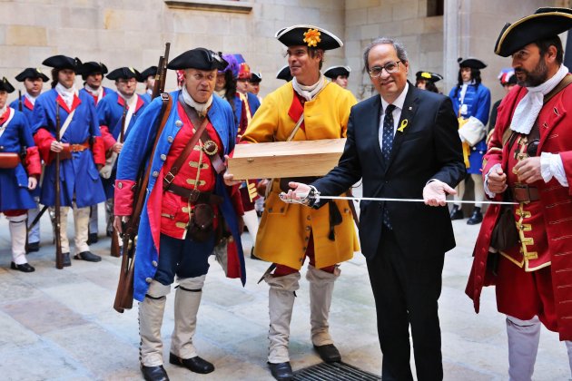 Quim Torra i Miquelets Diada 2018 Quim Torra i Miquelets Diada 2018