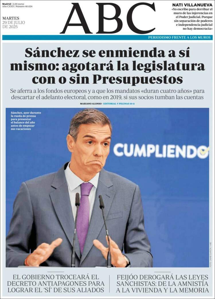 Portada 'ABC' Portada 'ABC'