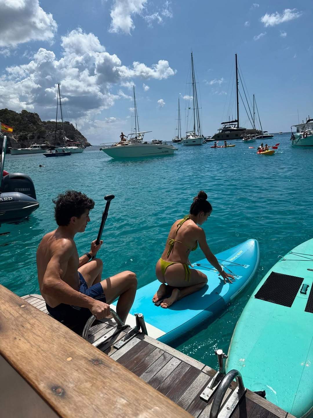 Marc Márquez i Gemma Pinto a Menorca Instagram Marc Márquez i Gemma Pinto a Menorca Instagram