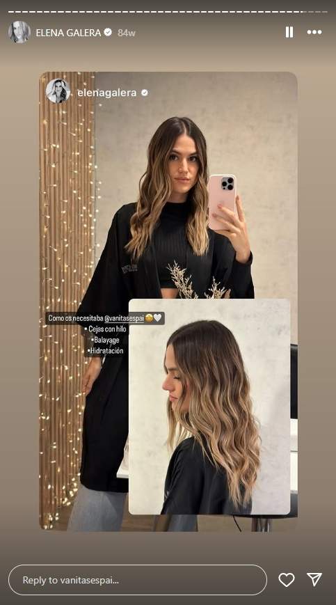 Elena Galera peluquería Barcelona Instagram