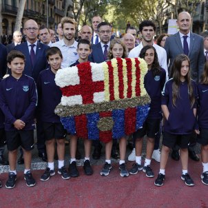 Barça ofrena Rafael Casanova Diada 2018 Sergi Alcàzar Barça ofrena Rafael Casanova Diada 2018 Sergi Alcàzar
