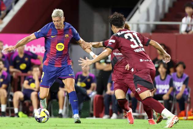 Lewandowski Vissel Kobe Barça EFE Lewandowski Vissel Kobe Barça EFE