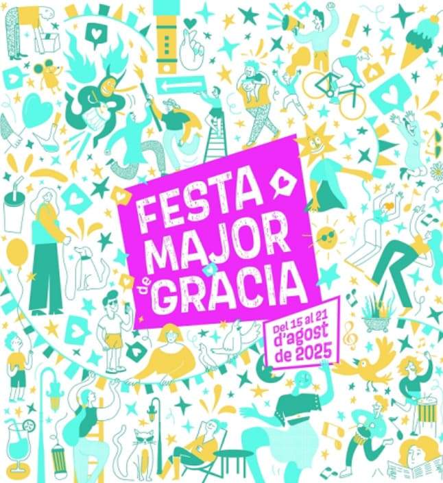 cartell festa major gracia 2025 cartell festa major gracia 2025