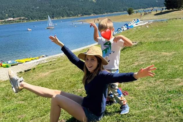 Natalia Sánchez amb el sueu fill Neo Instagram Natalia Sánchez amb el sueu fill Neo Instagram