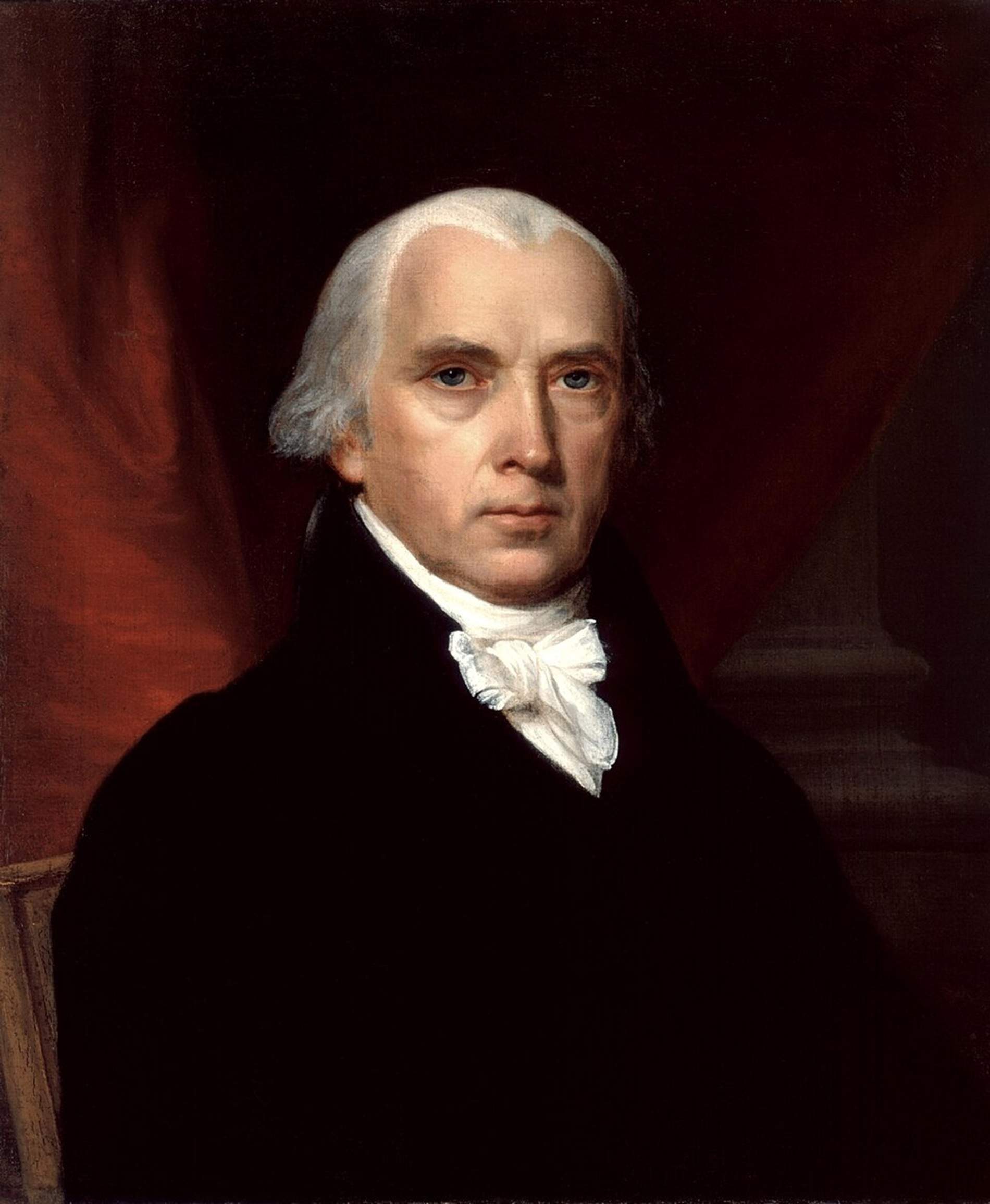Retrat de James Madison, president dels Estats Units i pare de la pàtria. Font Casa Blanca