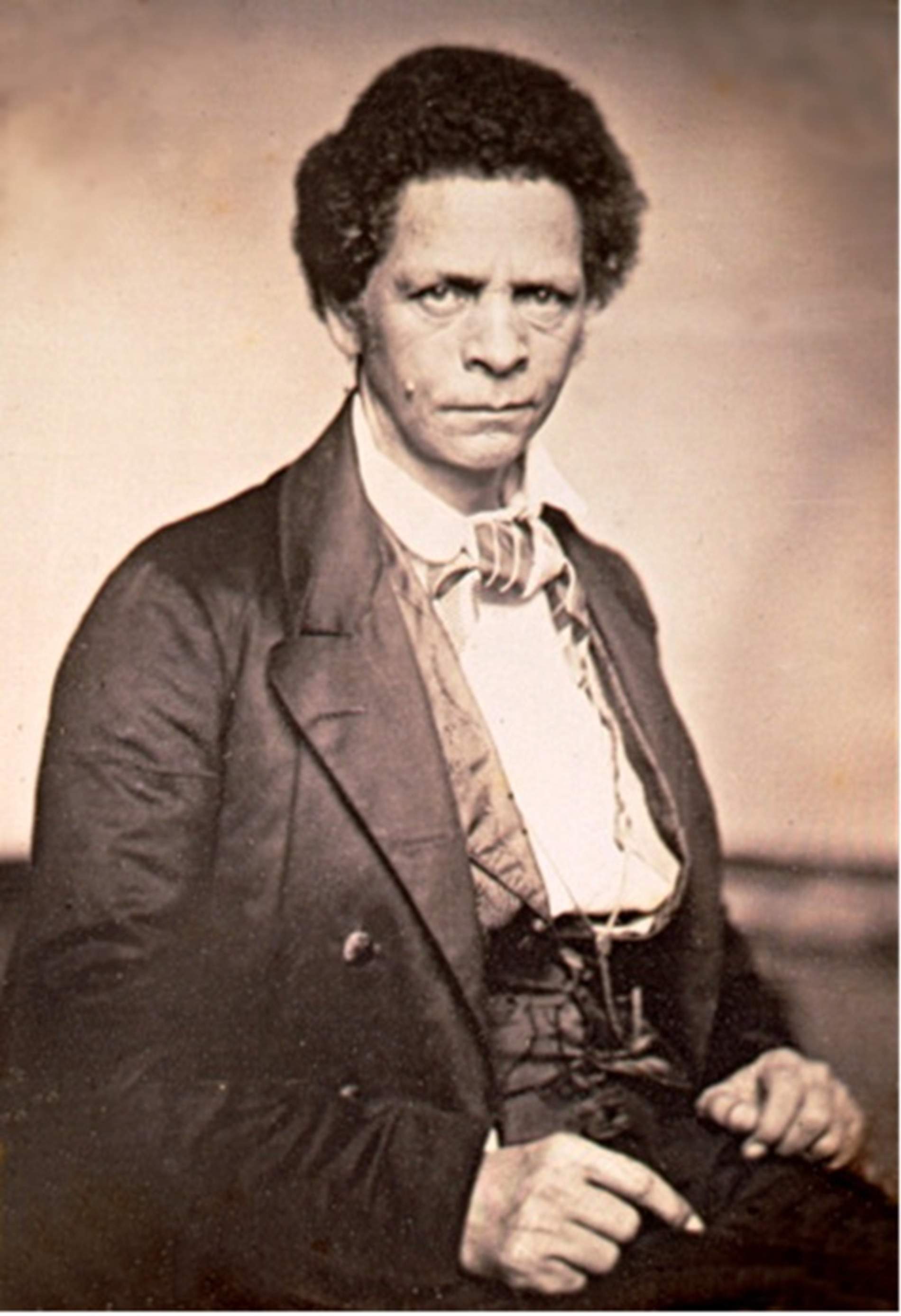 El mulat Joseph Jenkins Roberts, primer president de Libèria (1851). Font Biblioteca del Congrès dels Estats Units
