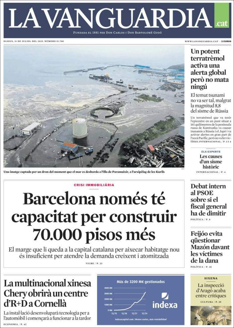 'La Vanguardia' 31 'La Vanguardia' 31