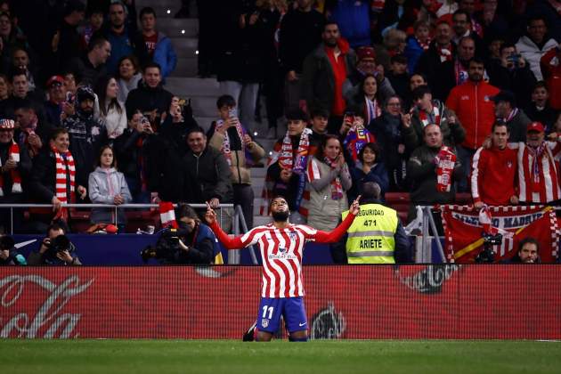 Thomas Lemar celebrant un gol amb l'Atlètic de Madrid / Foto: Europa Press Thomas Lemar celebrant un gol amb l'Atlètic de Madrid / Foto: Europa Press