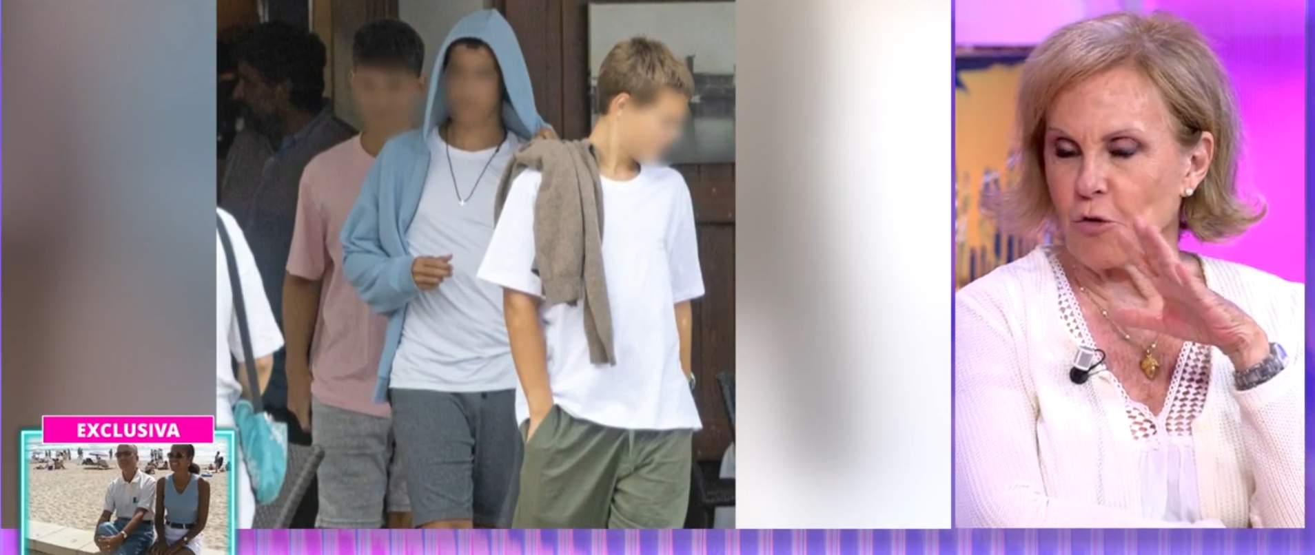 Paloma Barrientos coincidió con Bosé en Mallorca, T5
