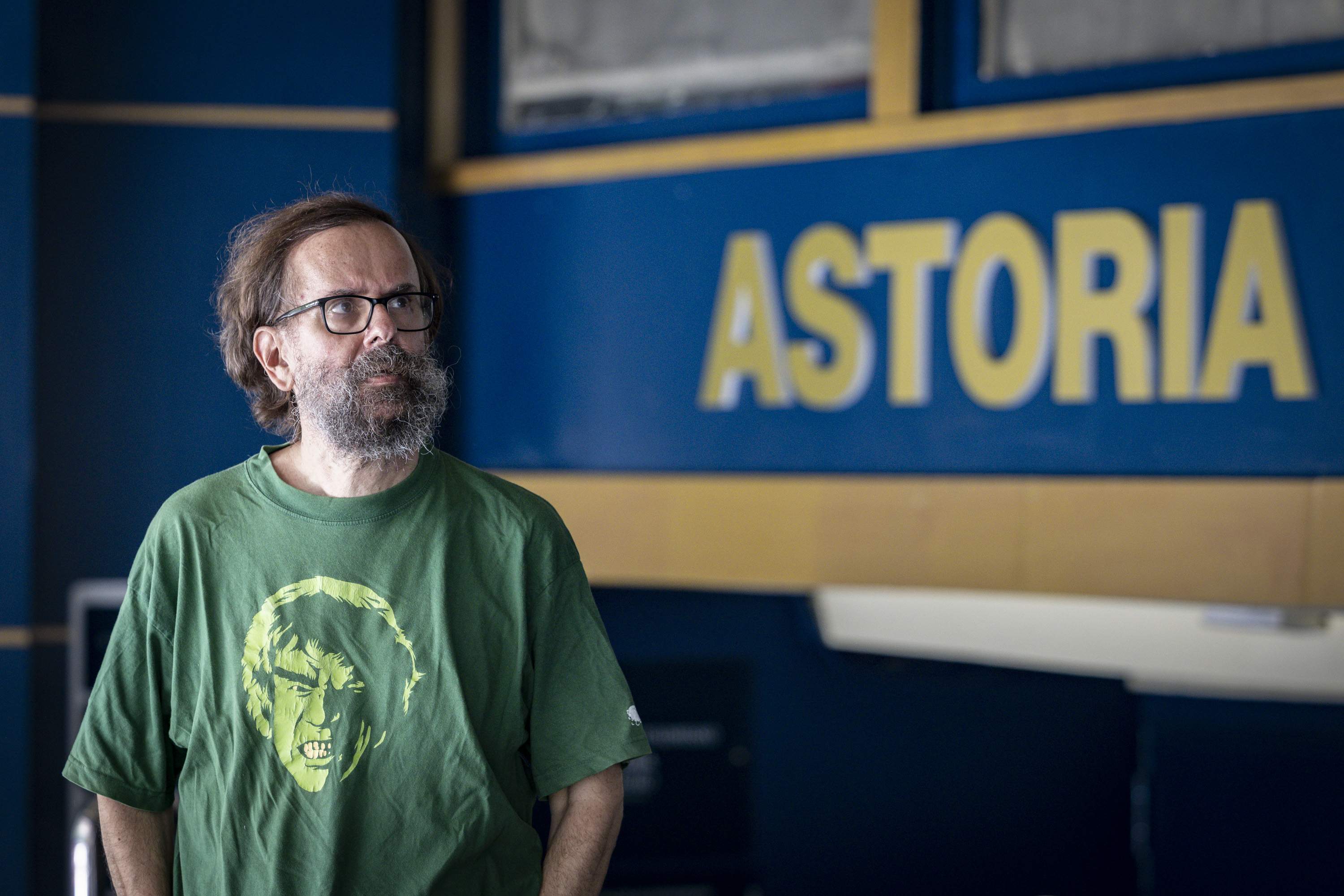Entrevista Pere Vall, extra que ha sortit més pel·licules història cinema català / FOTO: CARLOS BAGLIETTO