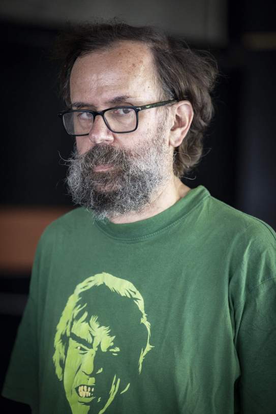 Entrevista Pere Vall, extra que ha sortit més pel·licules història cinema català / FOTO: CARLOS BAGLIETTO Entrevista Pere Vall, extra que ha sortit més pel·licules història cinema català / FOTO: CARLOS BAGLIETTO
