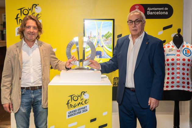 David Escudé Alejandro Blanco Trofeu Tour Ajuntament de Barcelona David Escudé Alejandro Blanco Trofeu Tour Ajuntament de Barcelona