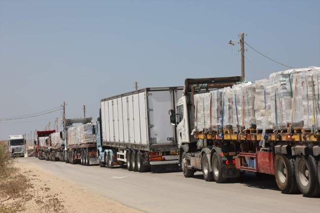 camions ajuda humanitaria gaza europa press camions ajuda humanitaria gaza europa press