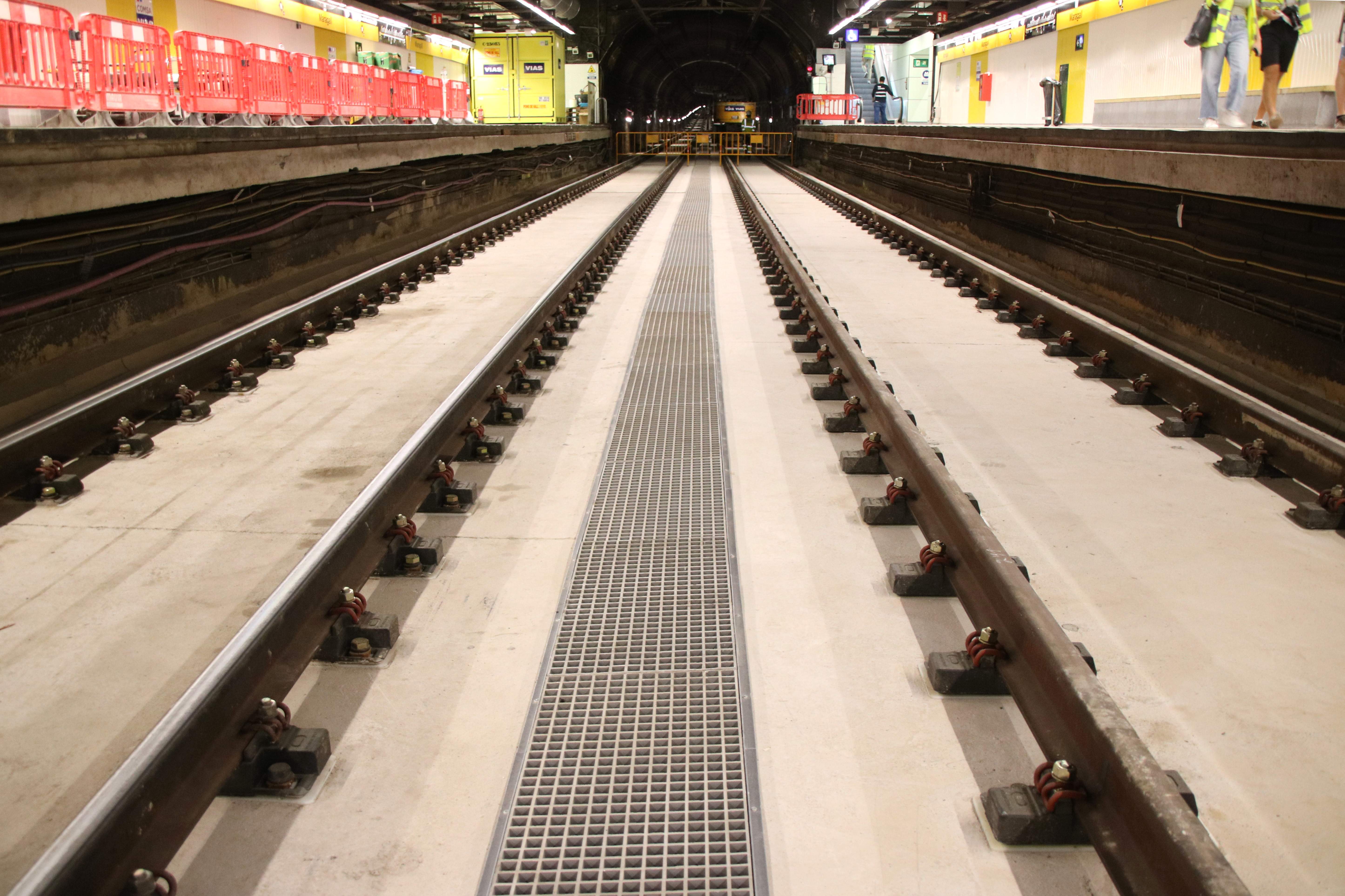 El 60% de la obra que corta la L4 y la L11 desde junio ya está completada