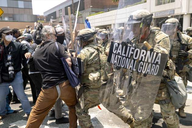 Las protestas se intensificaron con el despliegue de la Guardia Nacional / Europa Press Las protestas se intensificaron con el despliegue de la Guardia Nacional / Europa Press