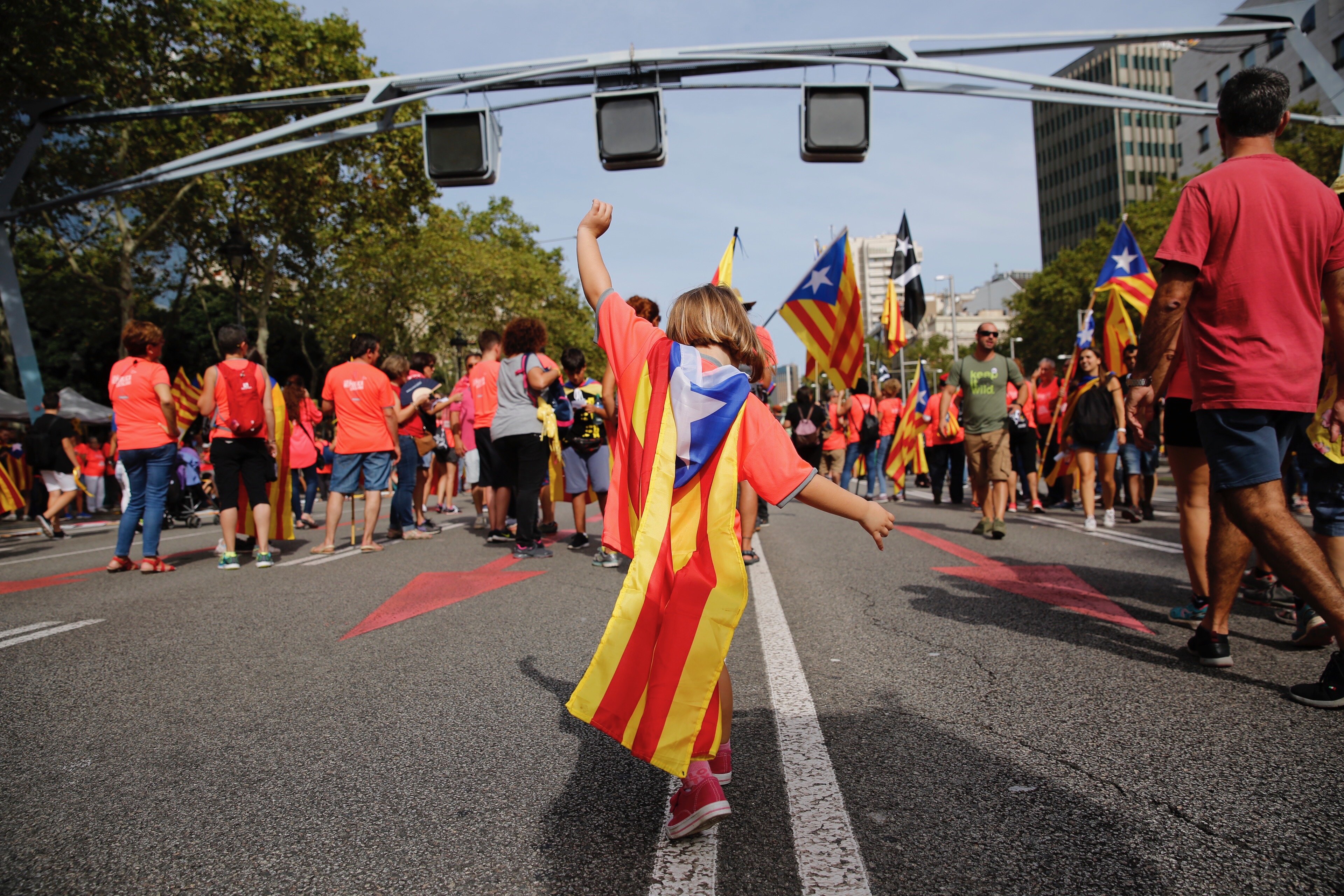 "Estamos aquí por la República y por los presos"