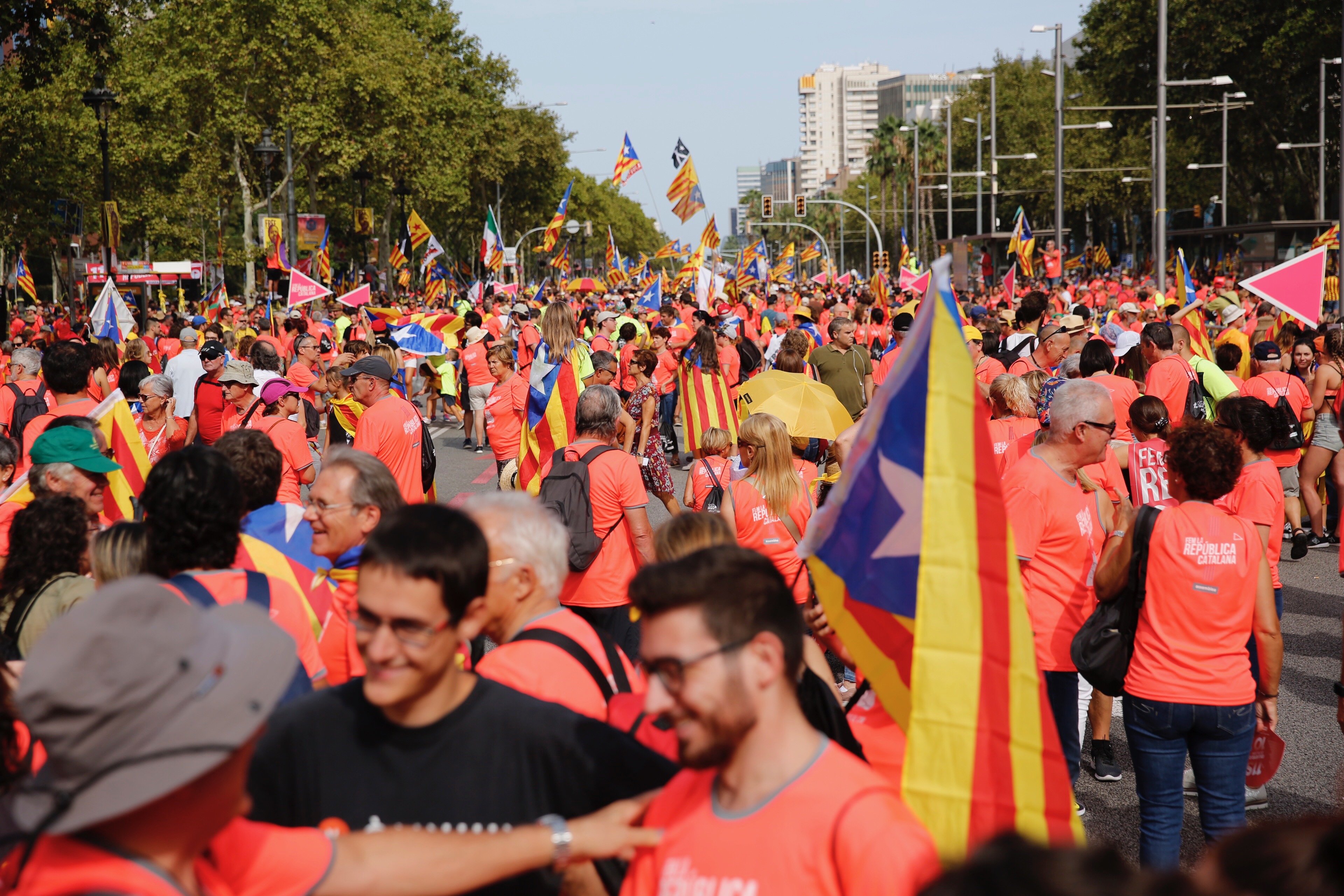 The view at street-level: Catalan independence marchers give their views