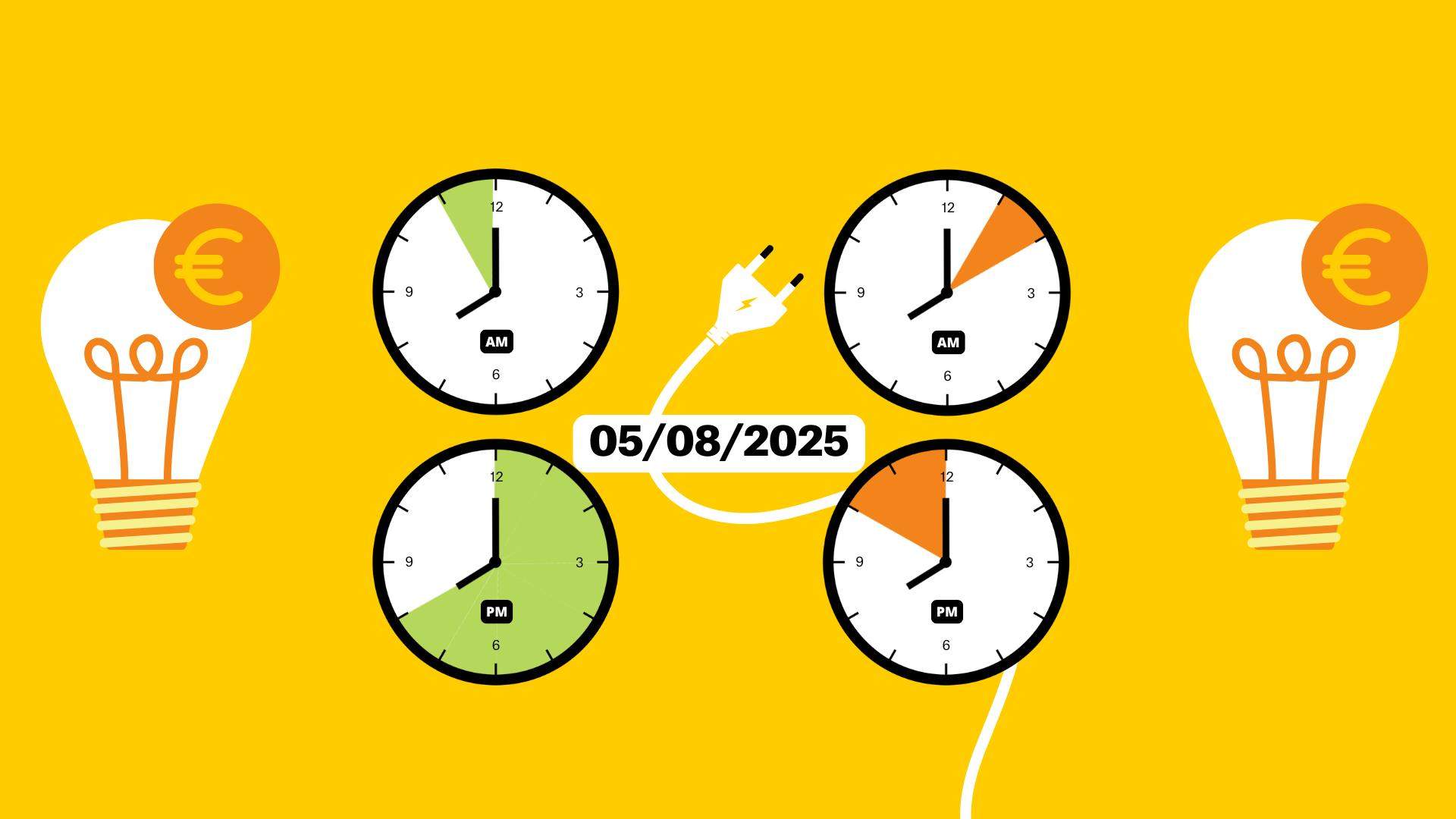 Preu de la llum 5 d'agost de 2025 per hores: quan és més barat posar la rentadora?