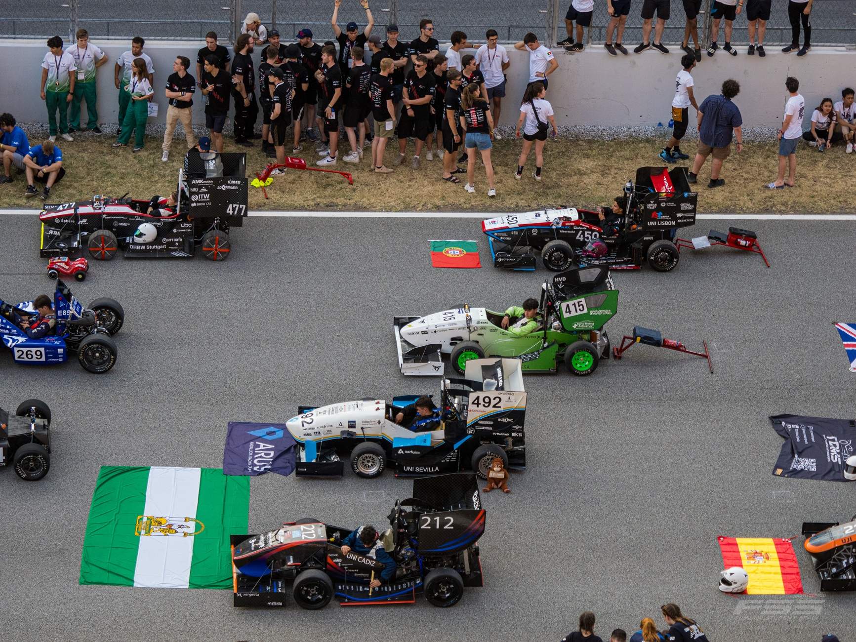 El Circuit de Catalunya acull la 15a Fórmula 1 Universitària: 1.300 talents competeixen durant una setmana