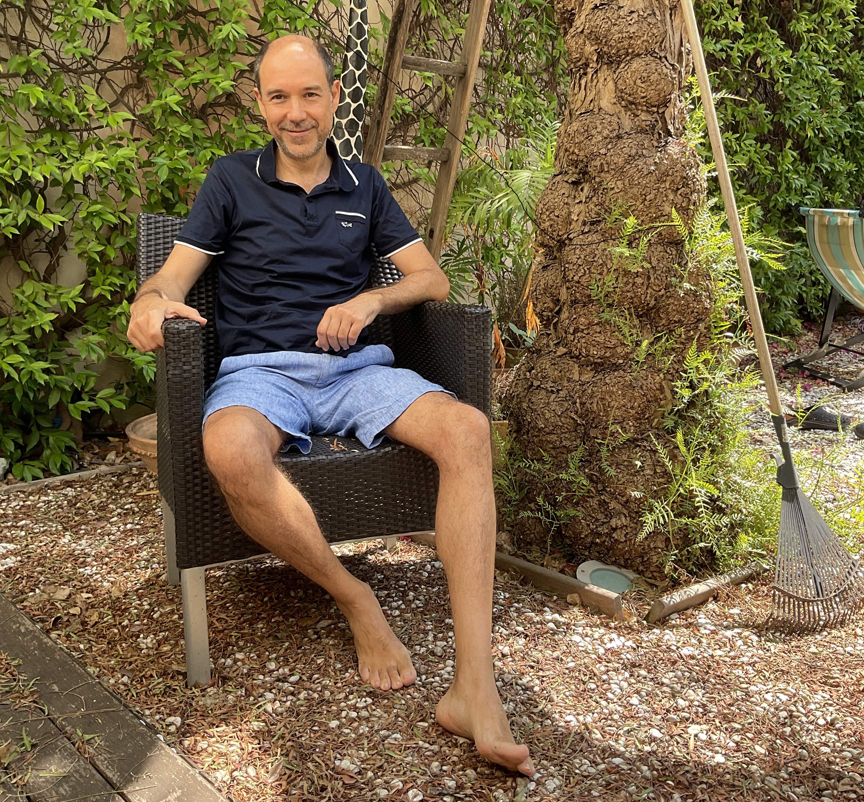 Enric Vila a la casa dels besavis