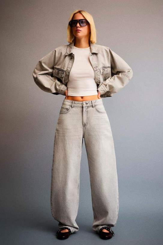 Jeans wide leg barrel1 Jeans wide leg barrel1