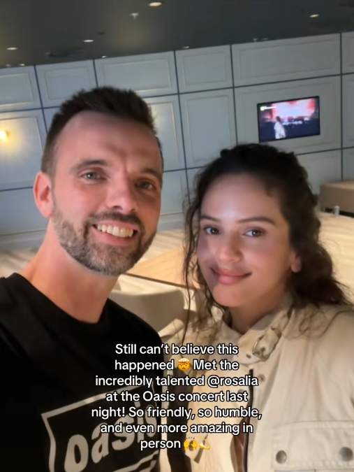 Rosalía al concert d'Oasis a Londres   TikTok