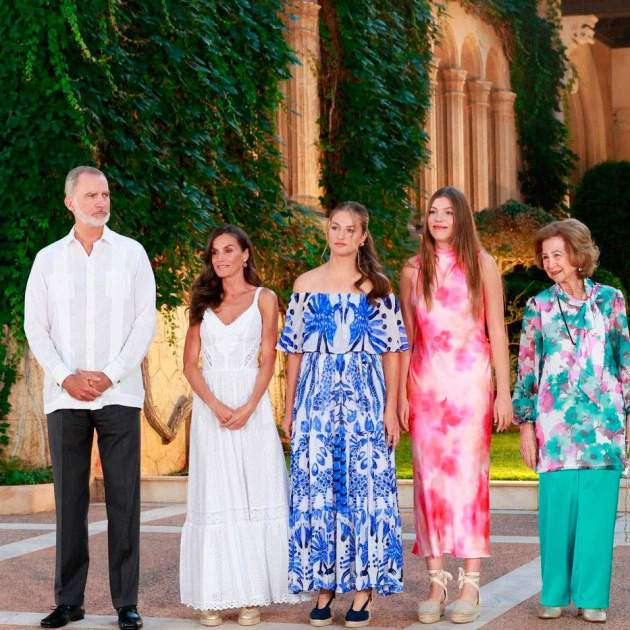 La família reial en la recepció de Marivent, 2025 / Casa Reial 2 La família reial en la recepció de Marivent, 2025 / Casa Reial 2
