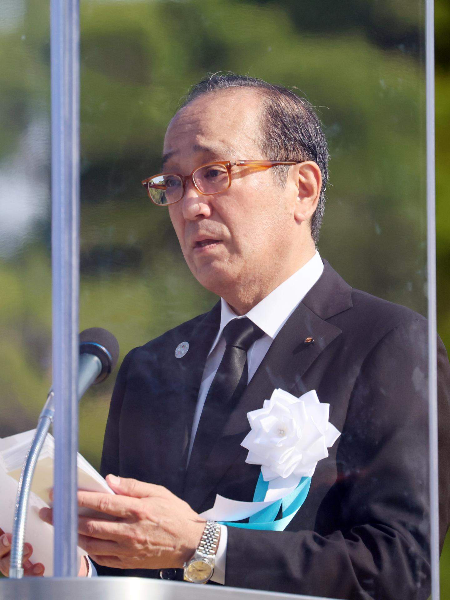 alcalde hiroshima kazumi matsui efe