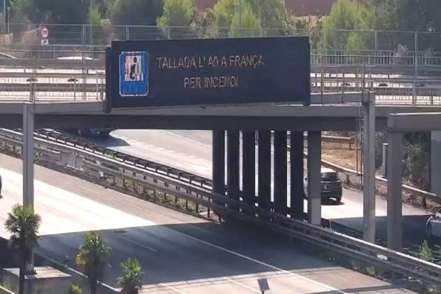 tallada autopista incendi frança