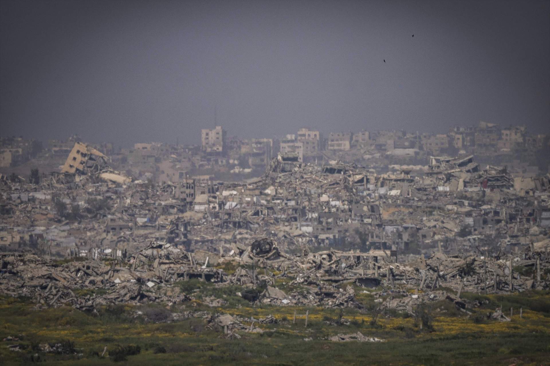 Un paisatge de destrucció, runes i pols: així és com es veu la Franja de Gaza des del cel | VÍDEO