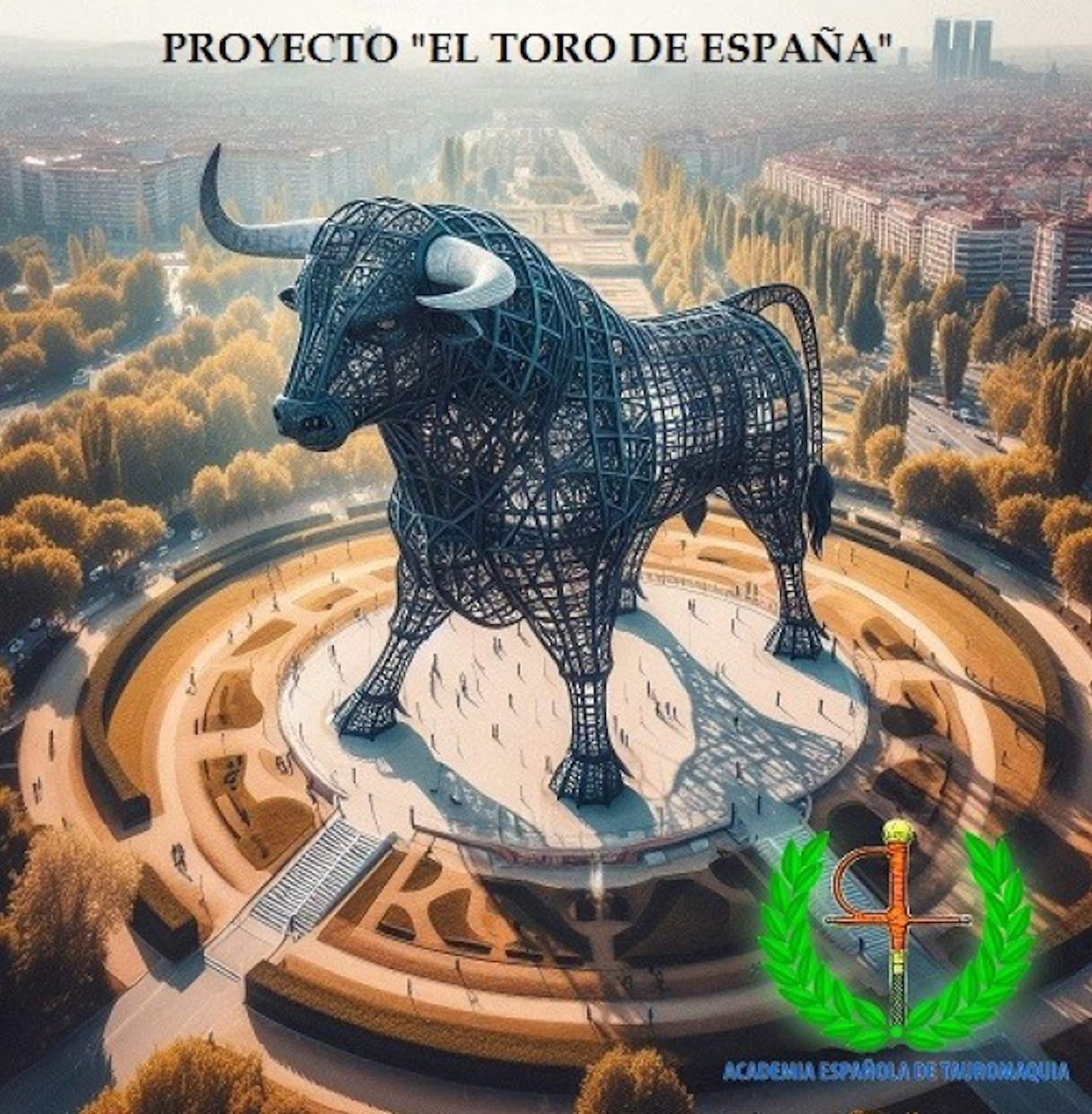 Diverses ciutats espanyoles es barallen per 'El Toro de España', una enorme estructura de 300 metres