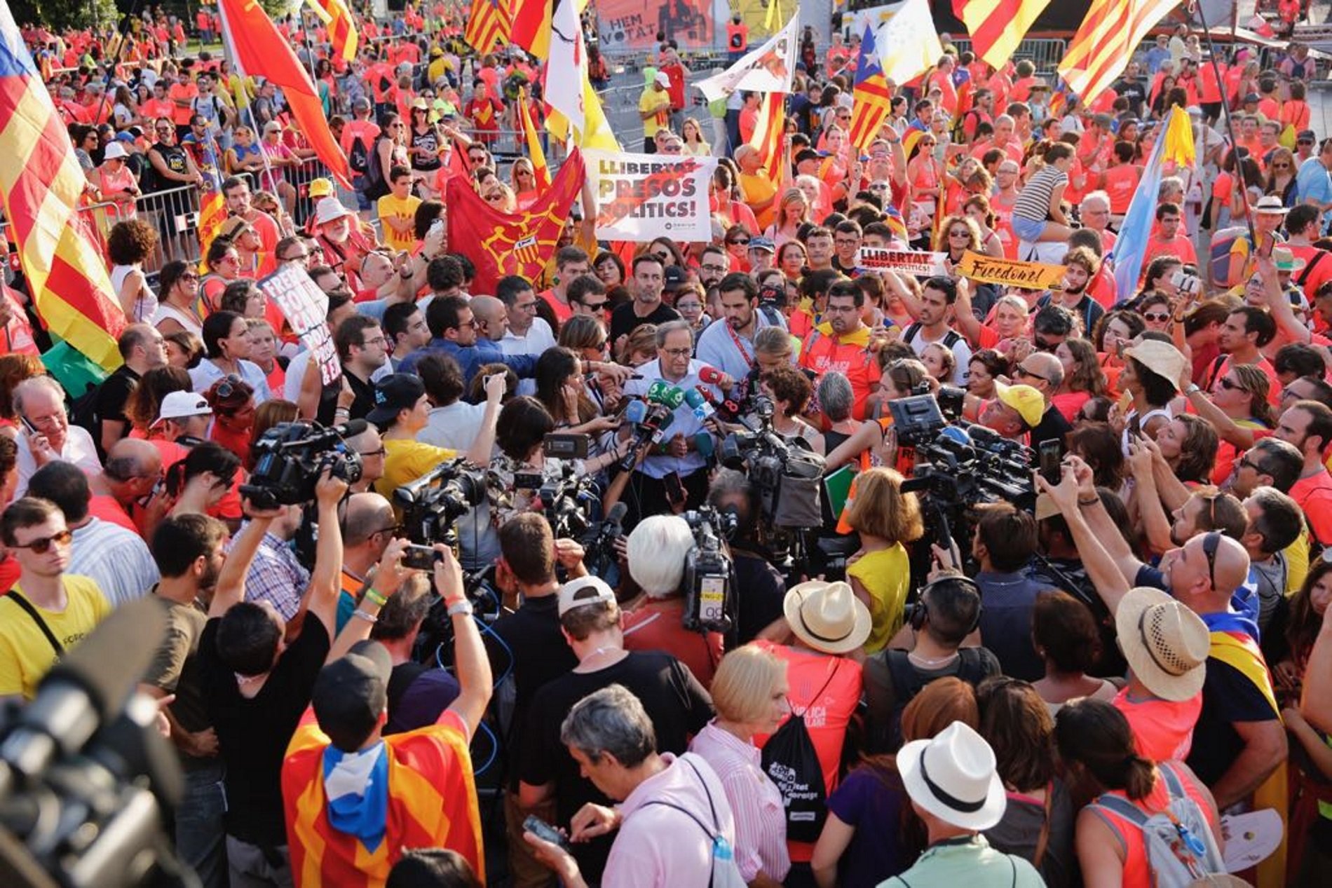 L'Assemblea exclou els polítics de la zona VIP de la concentració de la Diada