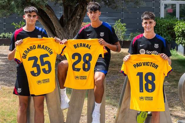 Gerard Martín Marc Bernal Pau Víctor FC Barcelona