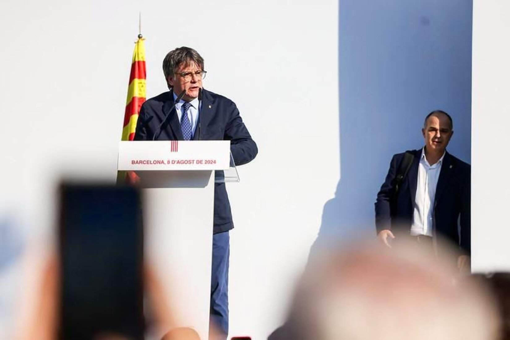 Turull recorda el retorn de Puigdemont un any després: "L'aparell repressor es va quedar amb un pam de nas"