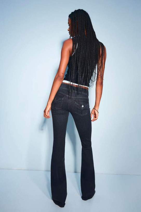 Jeans bootcut flaps