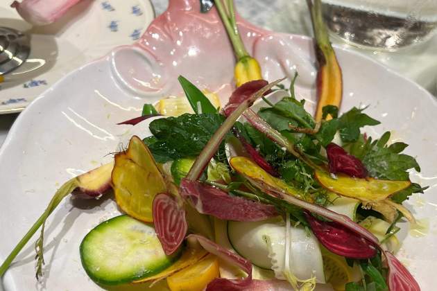 Ensalada del día en el restaurante Pompa / Foto: Rosa Molinero Trias