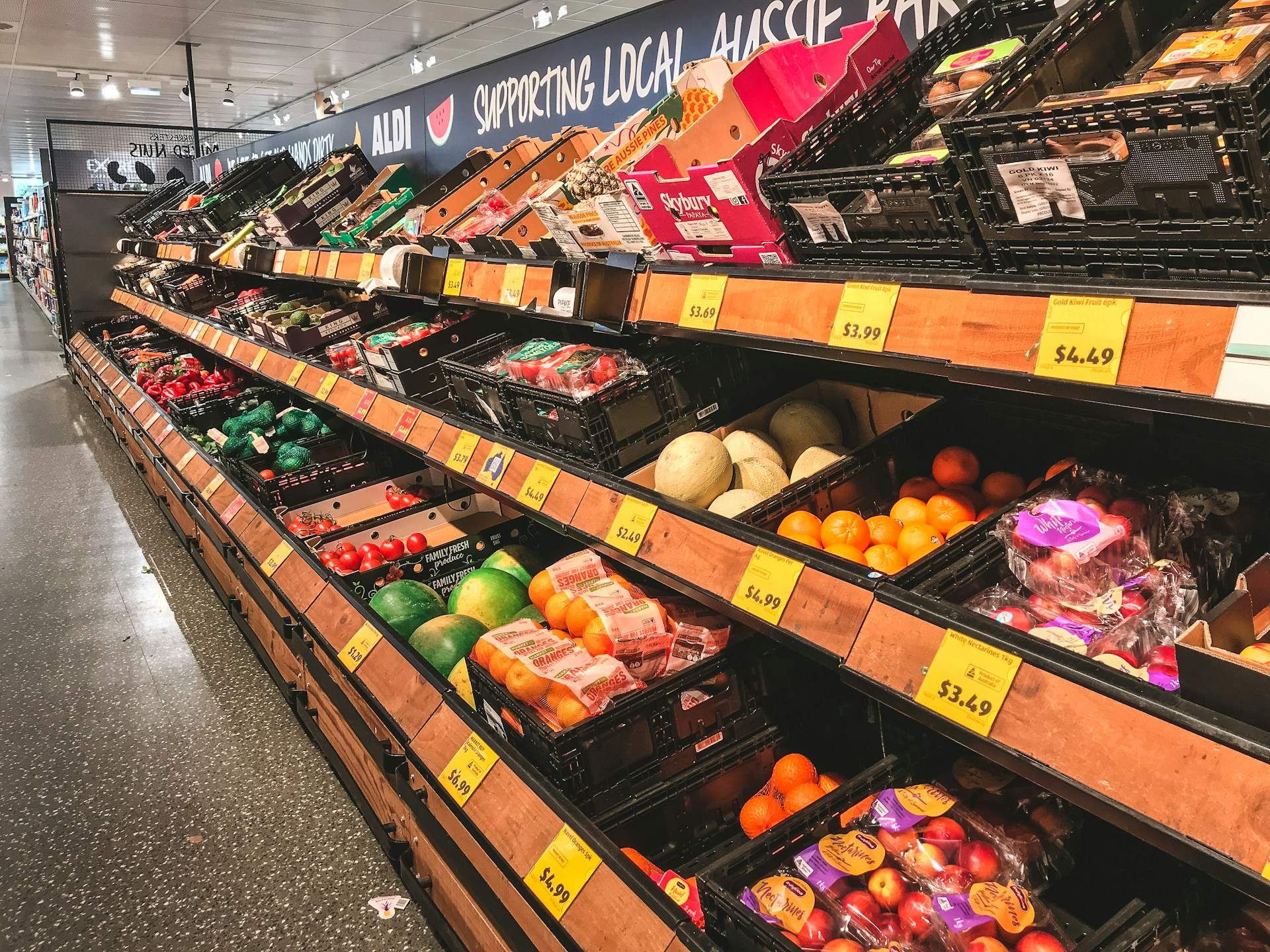 Fruta supermercado 