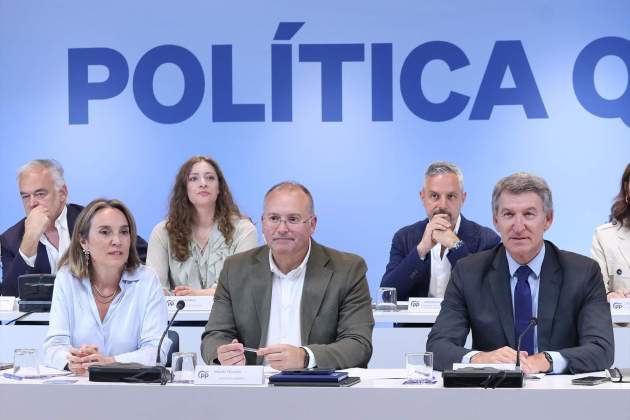 Gamarra, Tellado i Feijóo al Comitè Executiu Nacional del PP Europa Press Gamarra, Tellado i Feijóo al Comitè Executiu Nacional del PP Europa Press