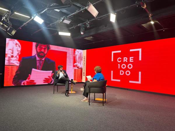 El director general de CRE100DO, Rafael Vaquero, en el transcurs de la seva entrevista per a ON ECONOMIA.jpg