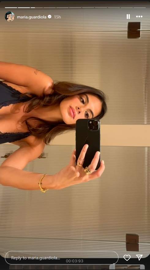 Selfie Maria Guardiola Instagram