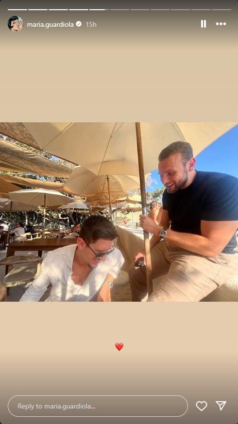 Maria Guardiola y Màrius Guardiola Eivissa Instagram