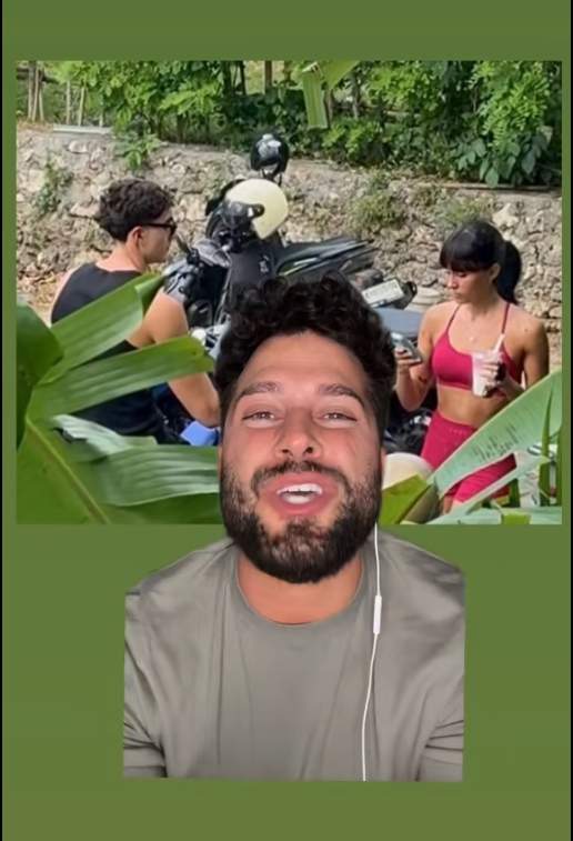 Aitana i Plex en Bali, imagen de Javi Hoyos TikTok
